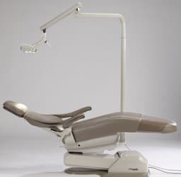 DentalEZ EverLight – LED dental operatory lights, shown with dental chair