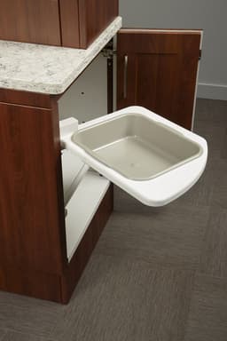 Side Storage- Swing-out Tub