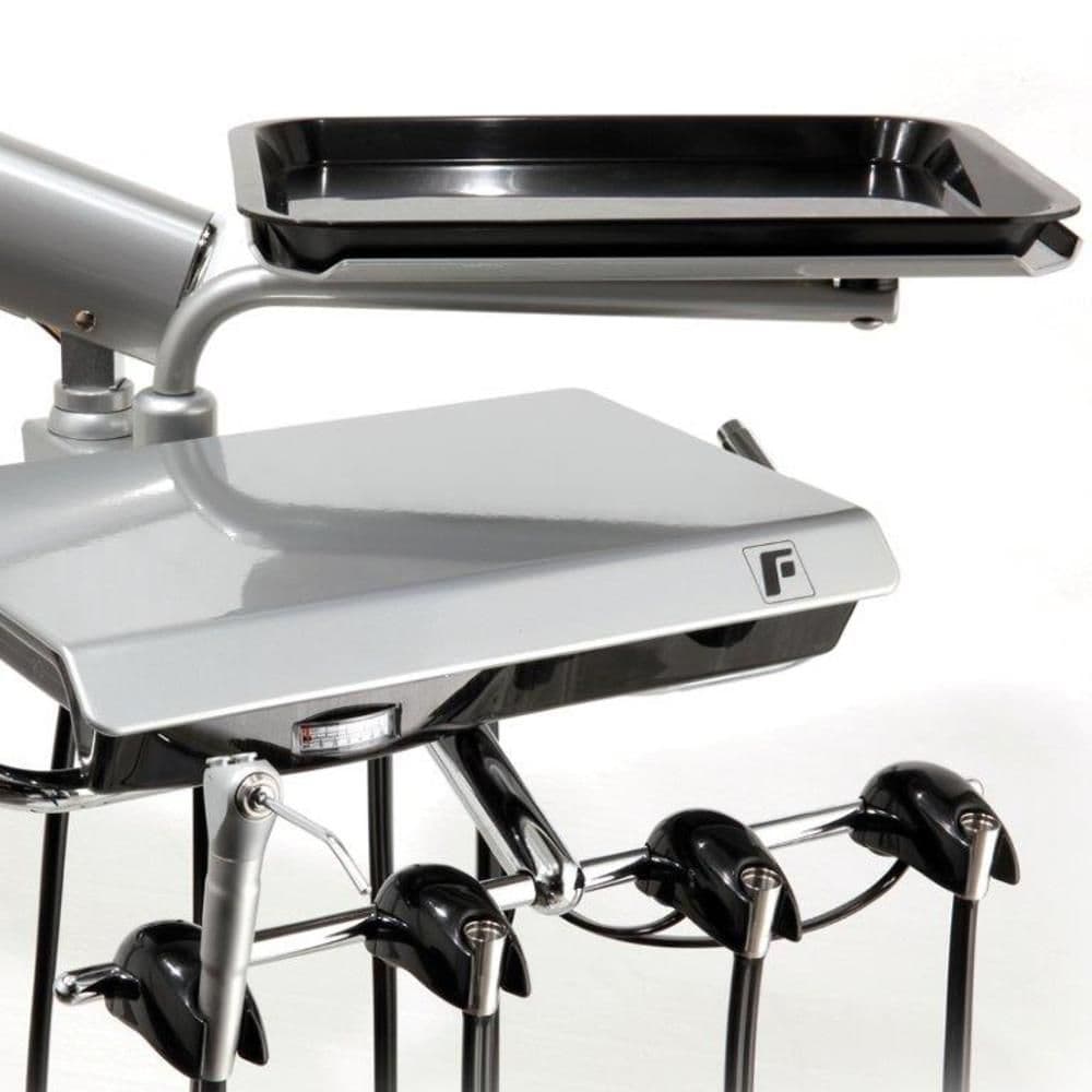 4485 IC Control Head in Arctic Silver & Greywood with Chrome option and Swivel tray