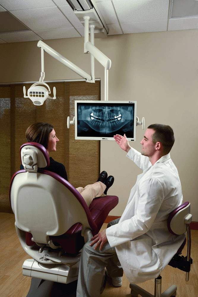 Allows for easy access to monitor.