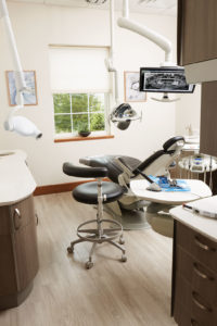 Pelton & Crane chairs were chosen for the dental operatories, along with Renaissance cabinets.