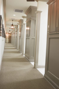 Hallway pillars