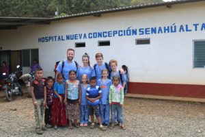 Doctor on a mission trip with the children